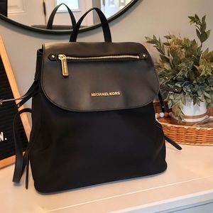 Michael Kors black backpack